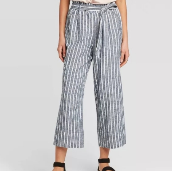 Knox Rose Pants - NWT Sm Striped Cropped Pants - Knox Rose